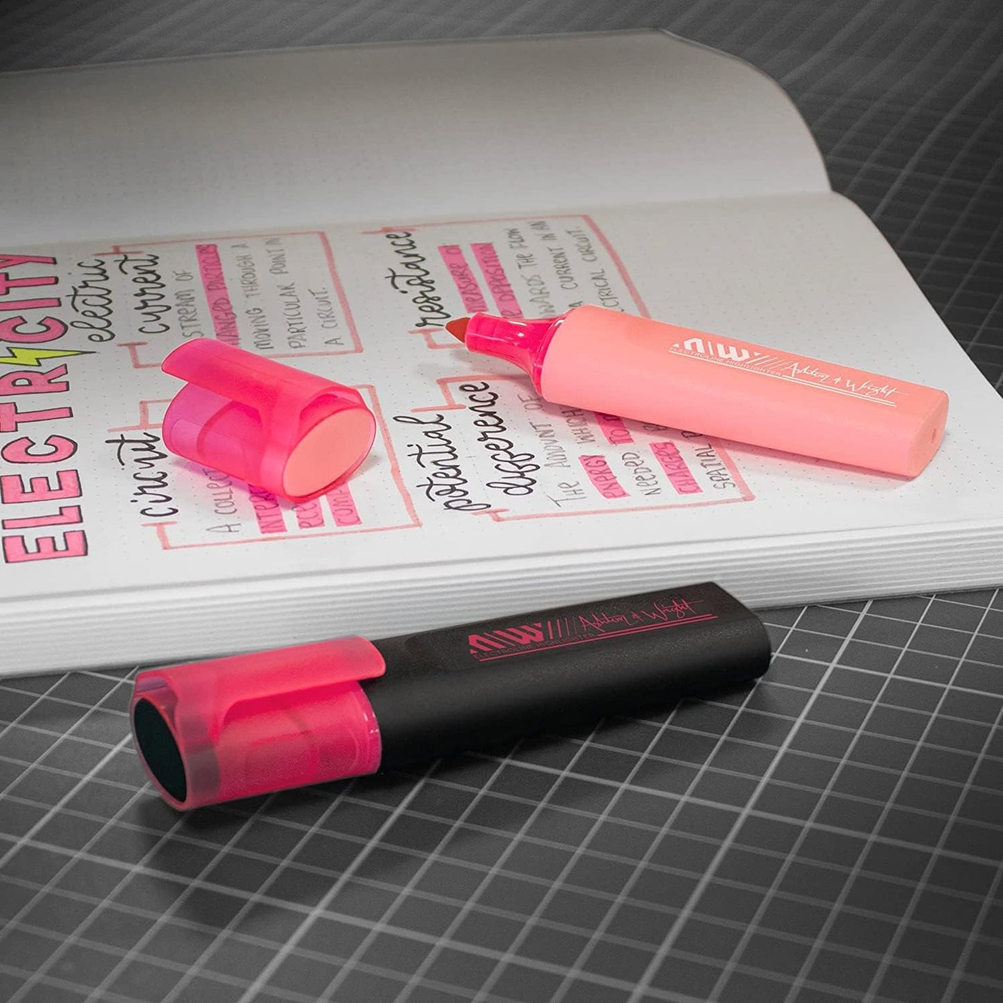 ElectroLine Classic Pastel Highlighter Markers - Pack of 6 Pens
