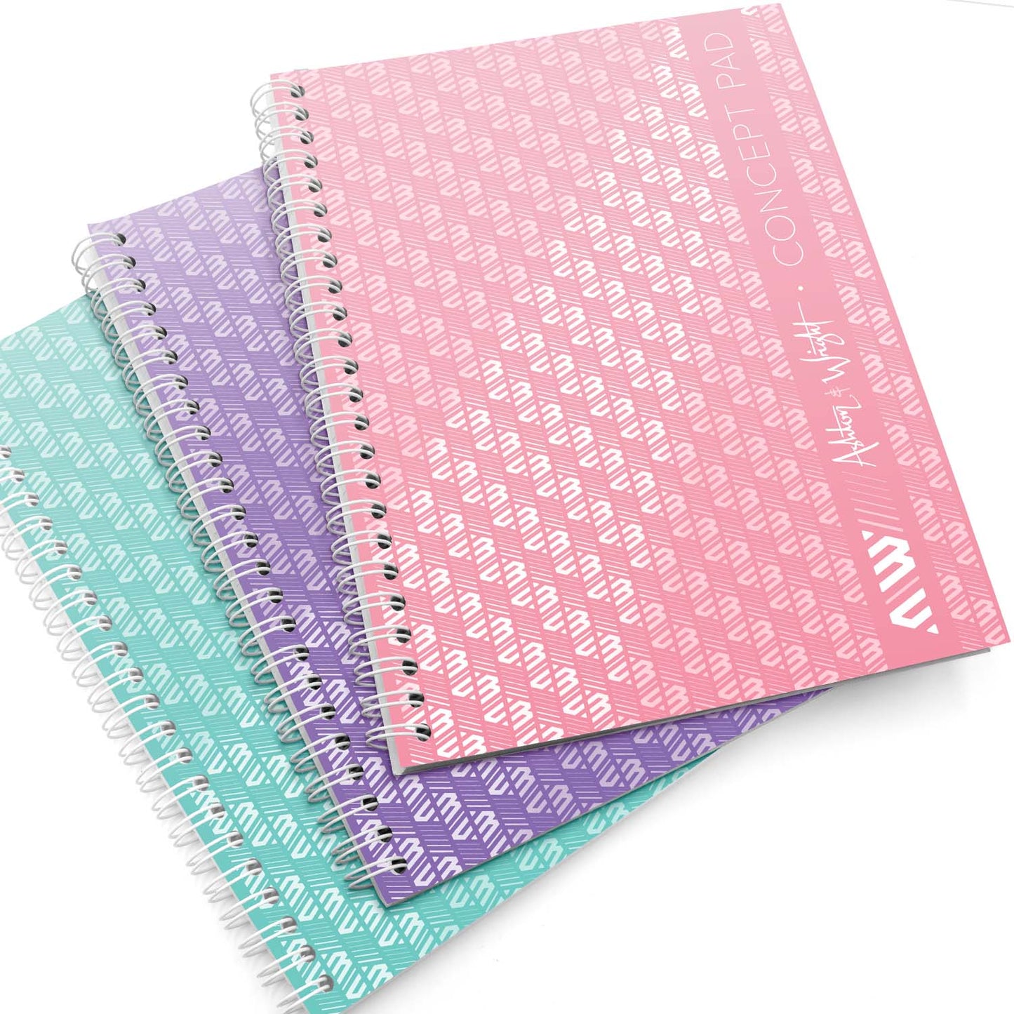 A5 Concept Pads - Wiro Notebooks - 140 Pages - Pastel Edition