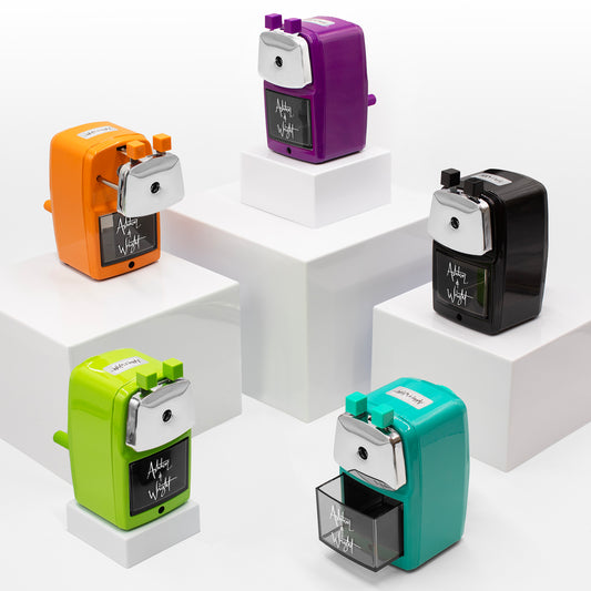 Mechanical Desktop Pencil Sharpeners - Available in 5 Colours