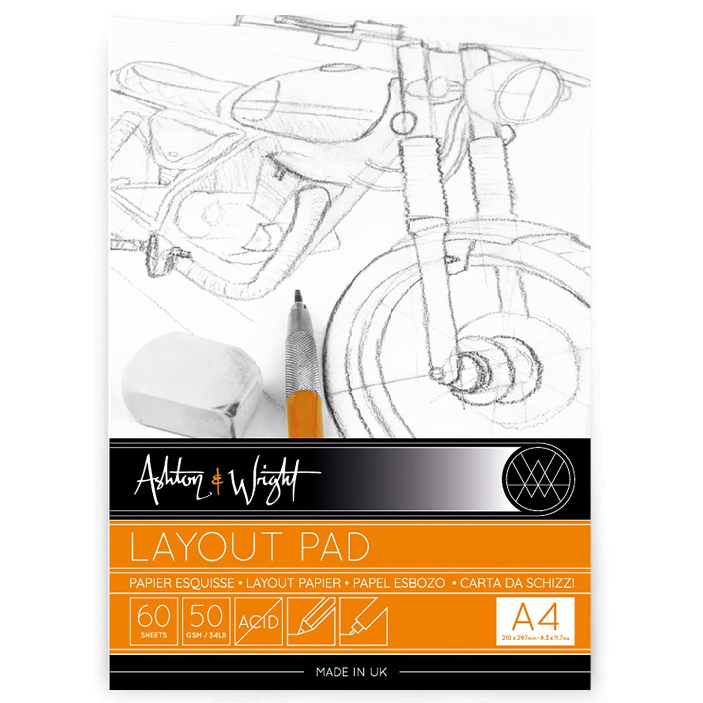 A4 Semi Transparent Layout Pad