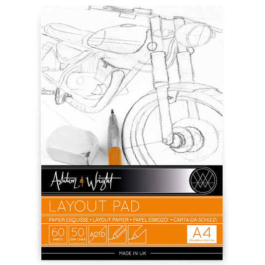 A4 Semi Transparent Layout Pad