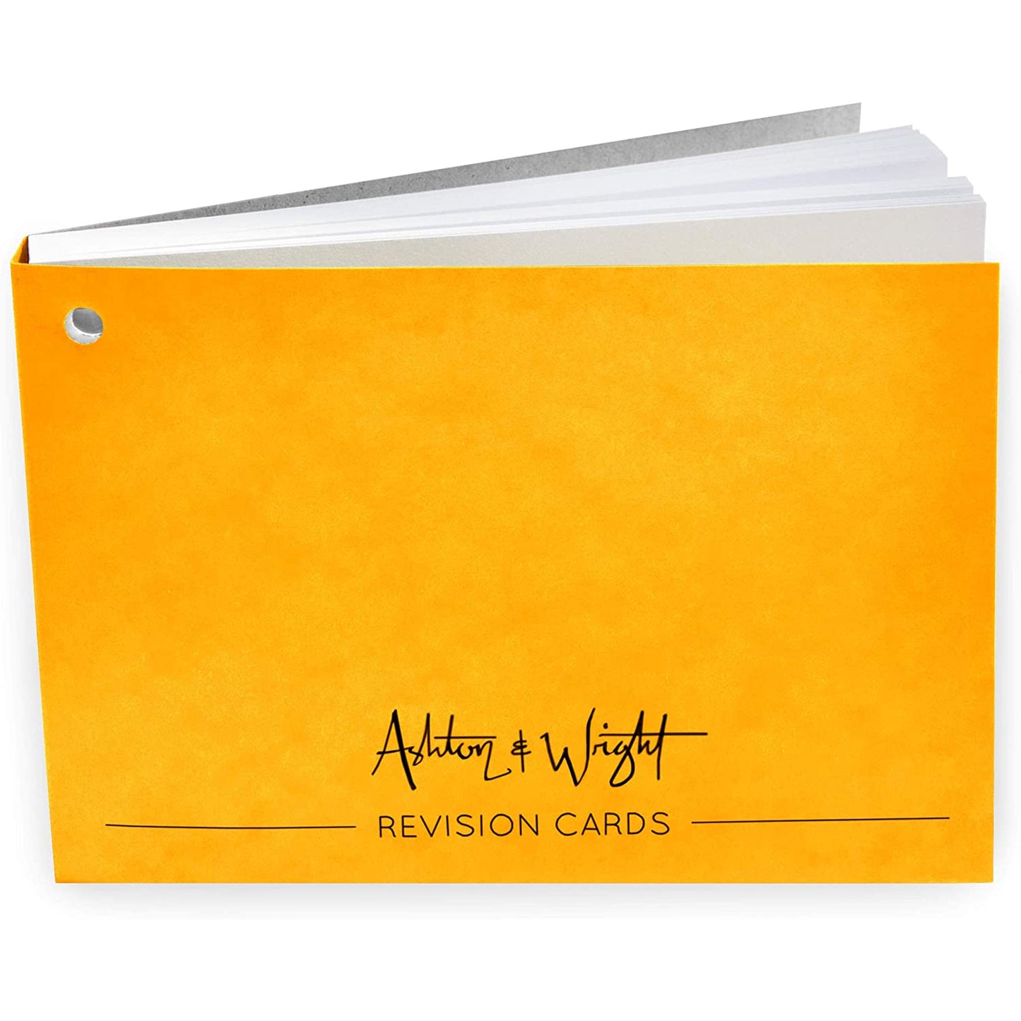 Revision Cards Book - Yellow Mottled Cover