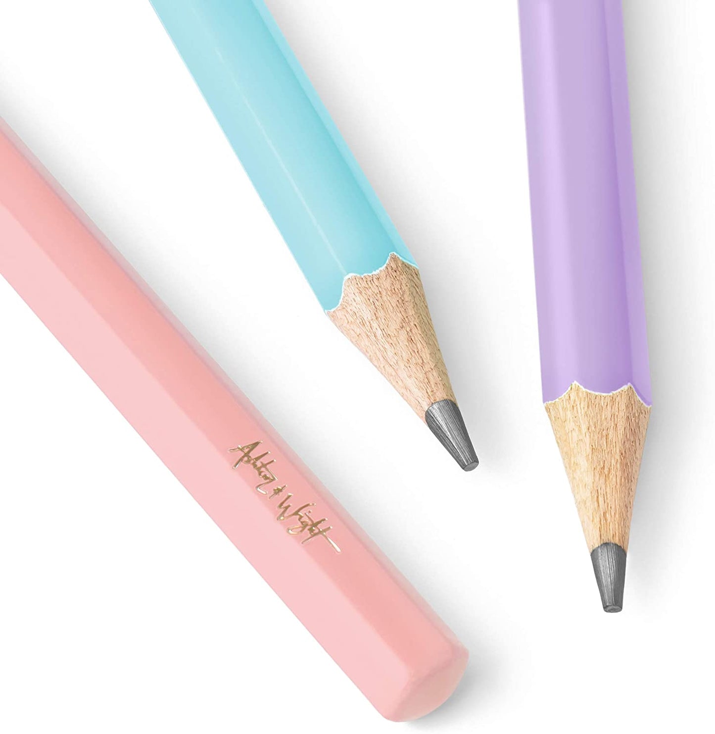 Classic HB Graphite Pencils - Pastel Coloured Barrels - Pack of 10