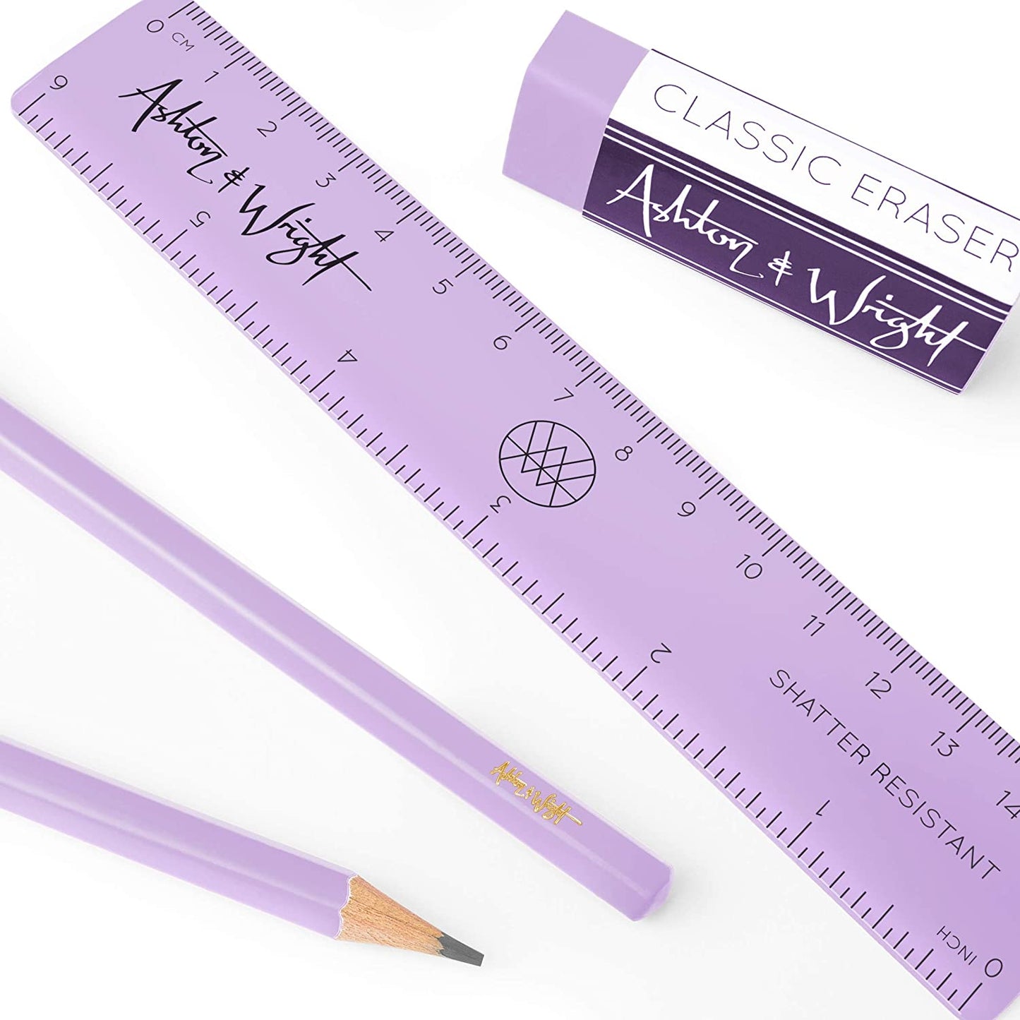 Classic HB Graphite Pencils - Pastel Coloured Barrels - Pack of 10