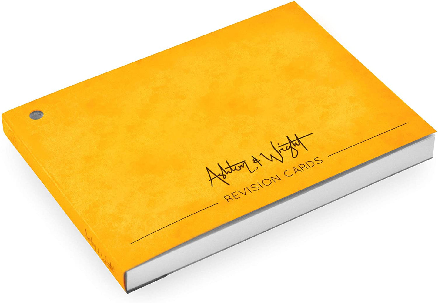 Revision Cards Book - Yellow Mottled Cover