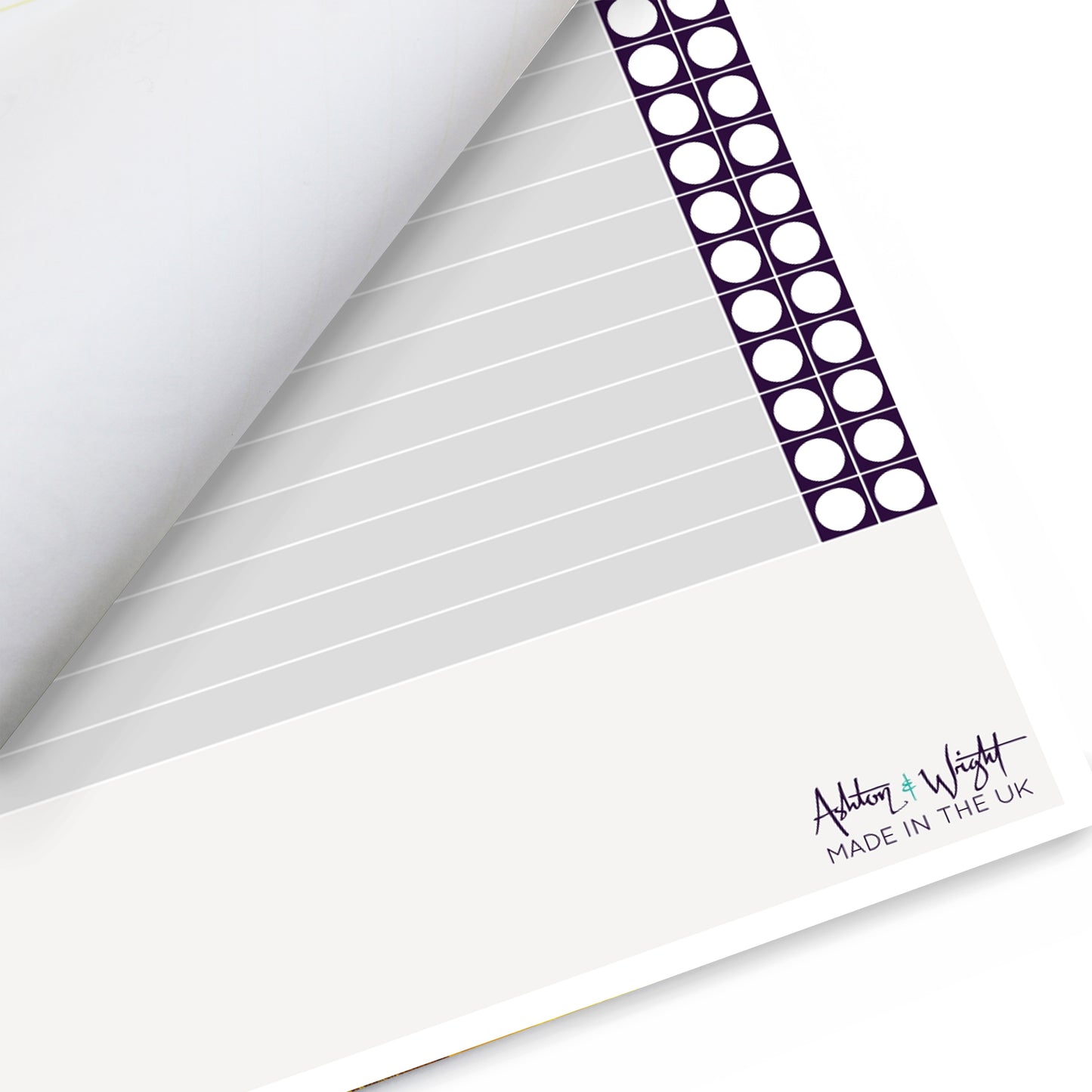 A4 to Do Pad Pad - Green & Purple