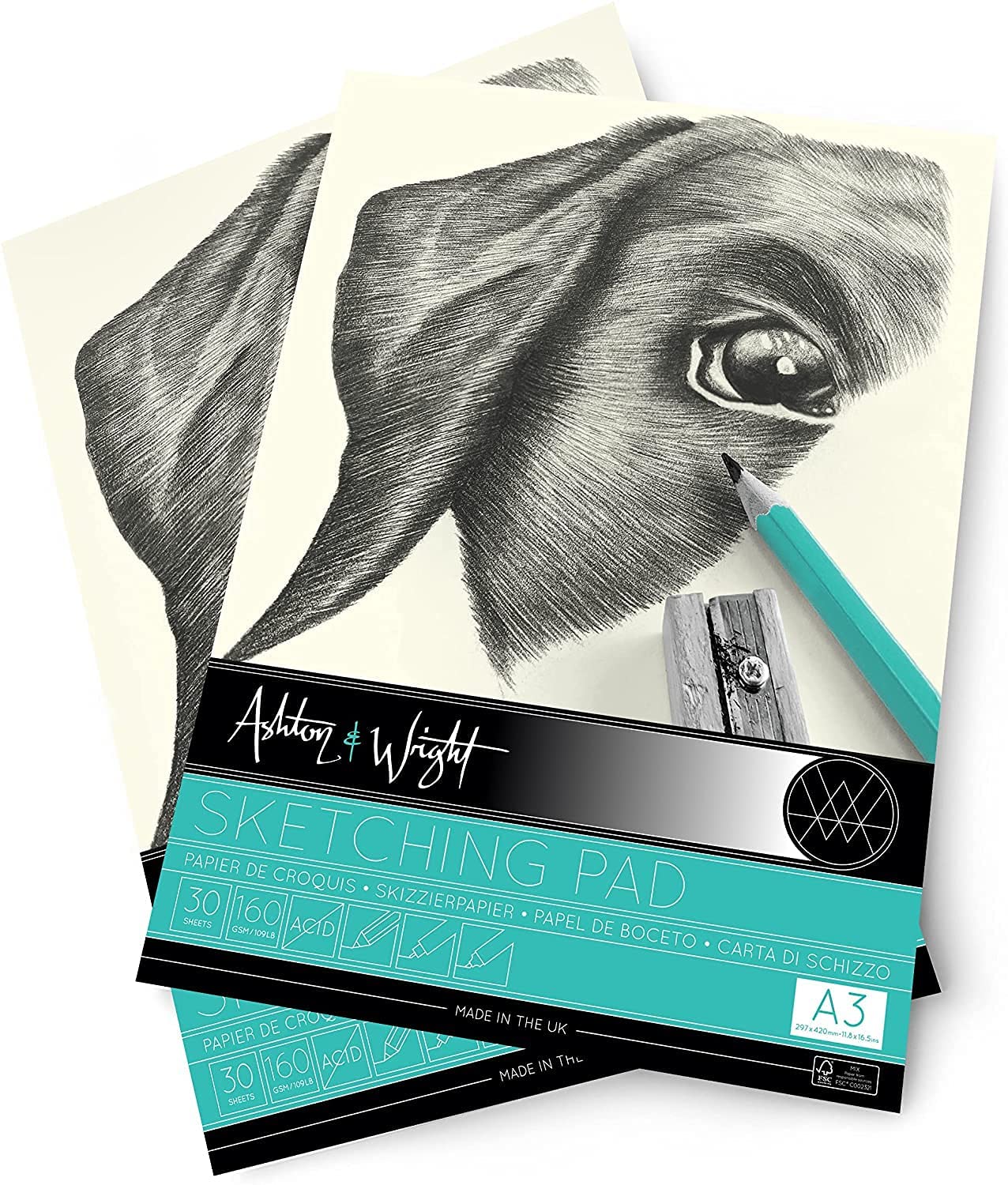 A4 Classic Ivory Sketching Pad