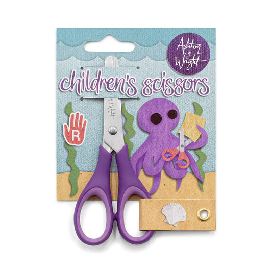 Children's 12cm Soft Grip Scissors - Right Handed