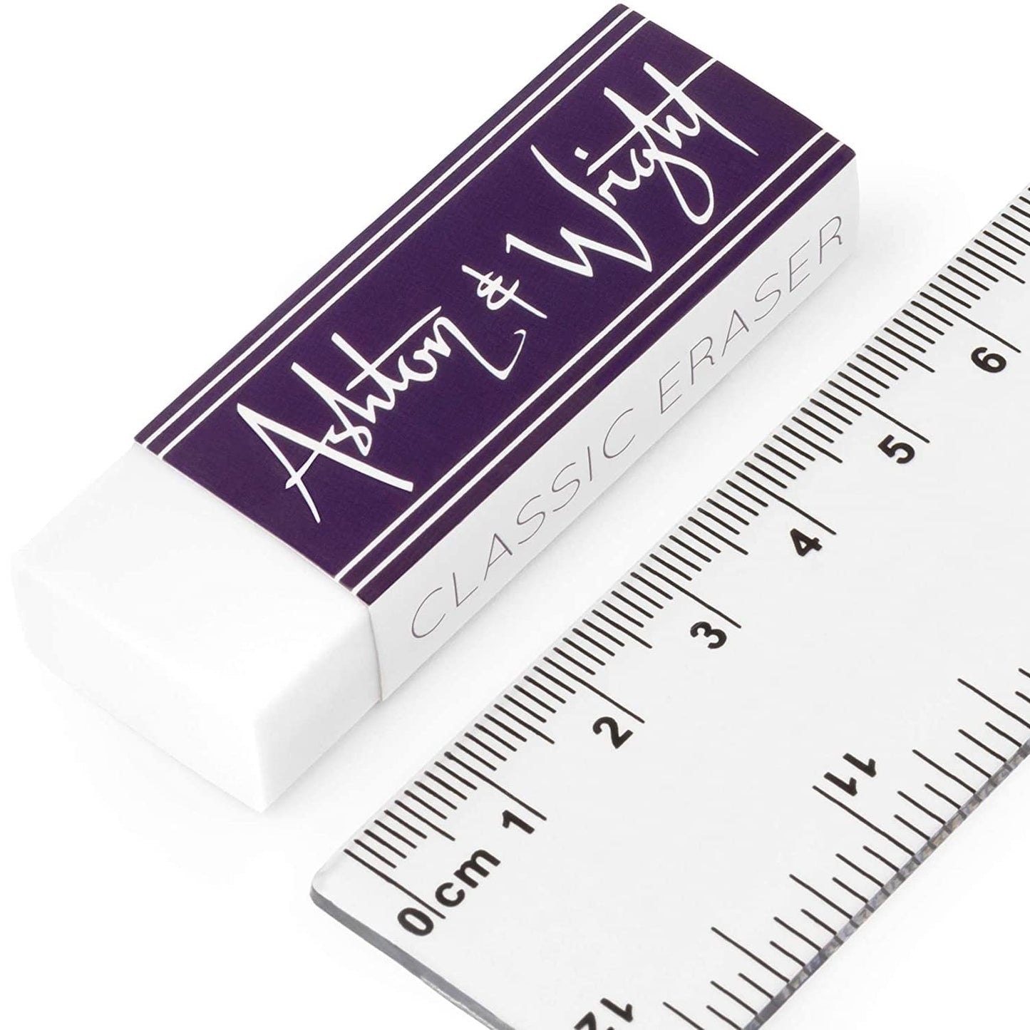 Classic Latex-Free Plastic Erasers - Pastel + 1 White