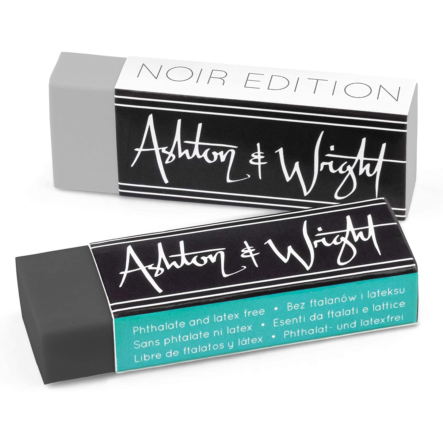 Classic Latex-Free Plastic Erasers - Grey Tones