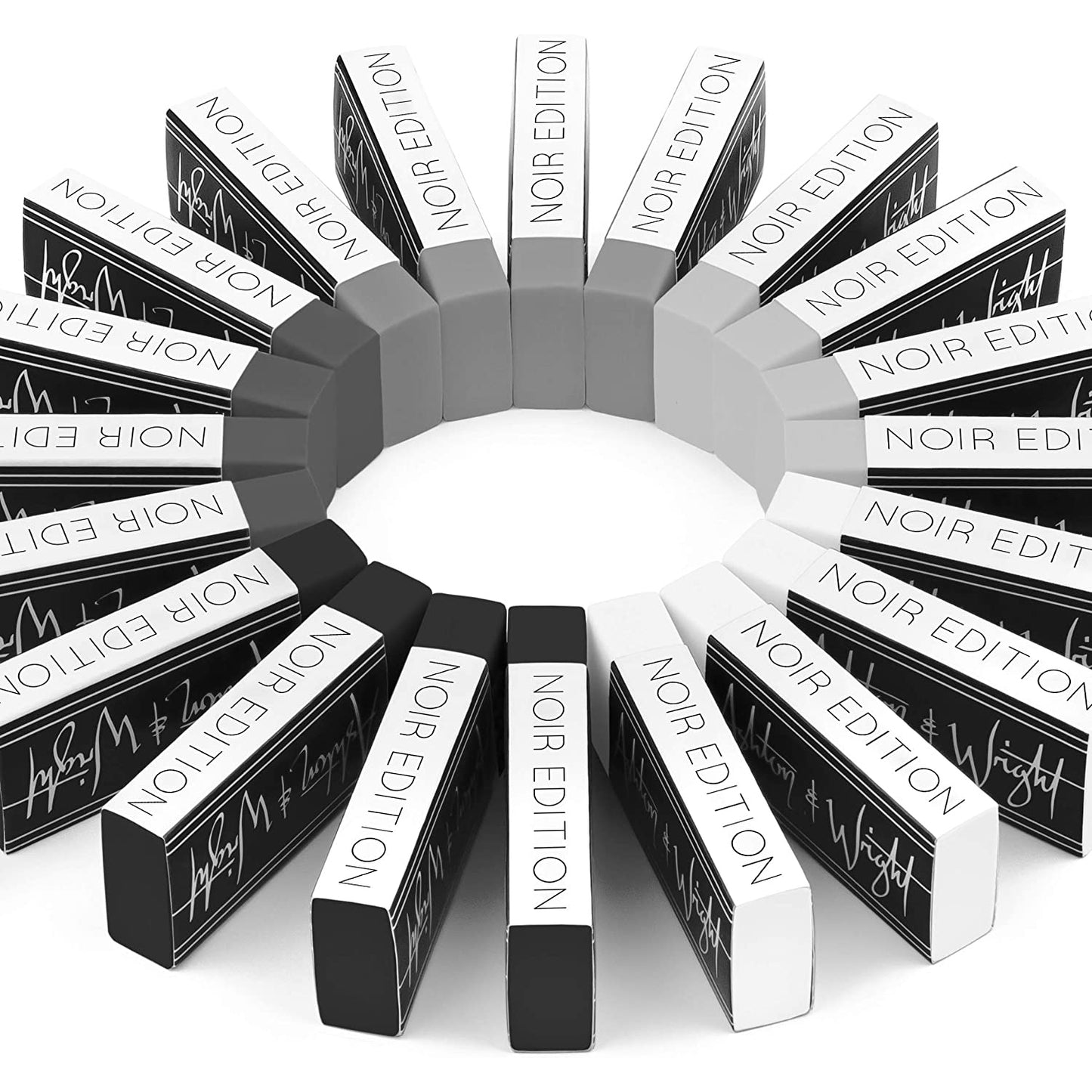 Classic Latex-Free Plastic Erasers - Grey Tones