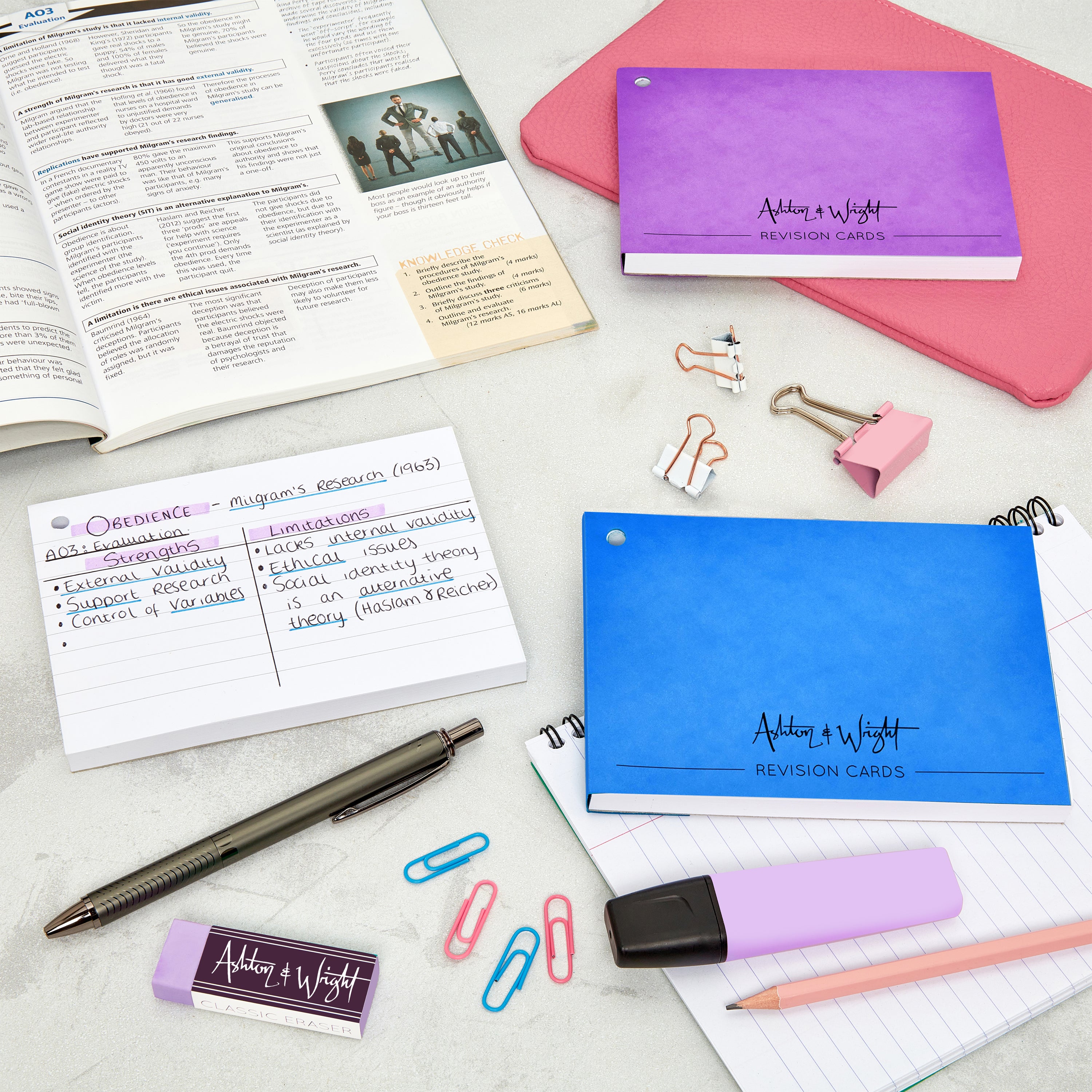 Revision Cards – Ashton and Wright