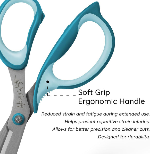 Precision Stainless Steel Soft Grip Scissors 210mm / 8”