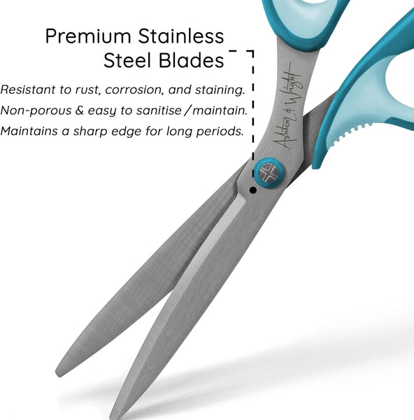Precision Stainless Steel Soft Grip Scissors 210mm / 8”