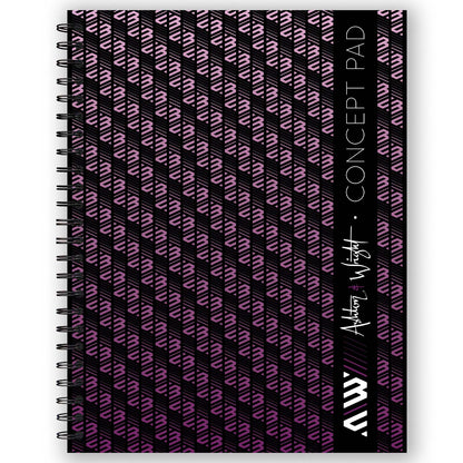 A5 Concept Pads - Wiro Notebooks - 140 Pages - Black Edition
