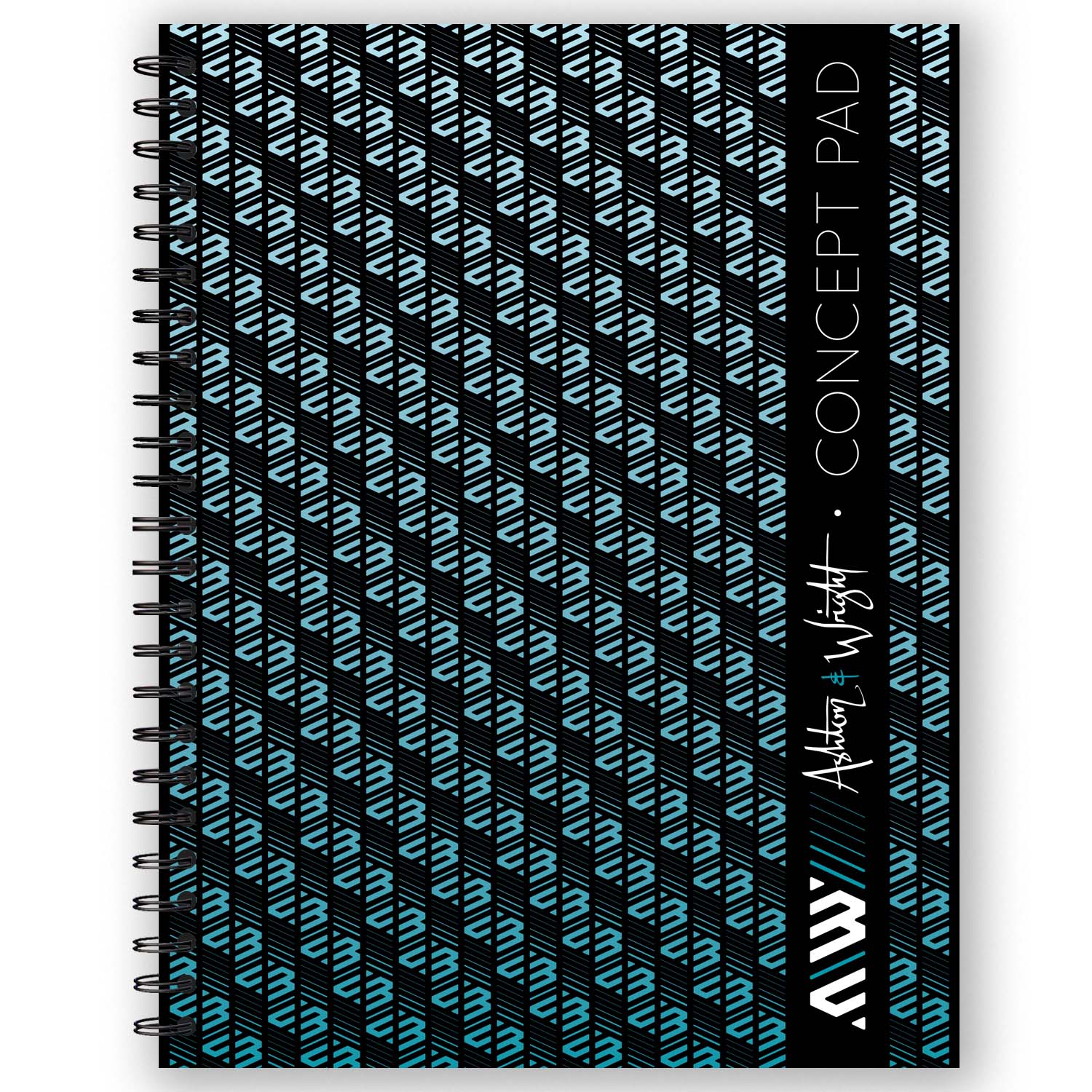 A5 Concept Pads - Wiro Notebooks - 200 Pages - Black Edition