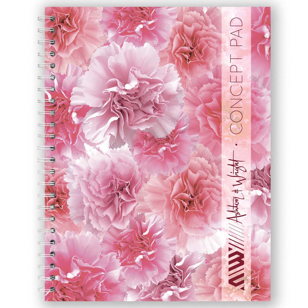 A5 Concept Pads - Wiro Notebooks - 200 Pages - Floral Edition