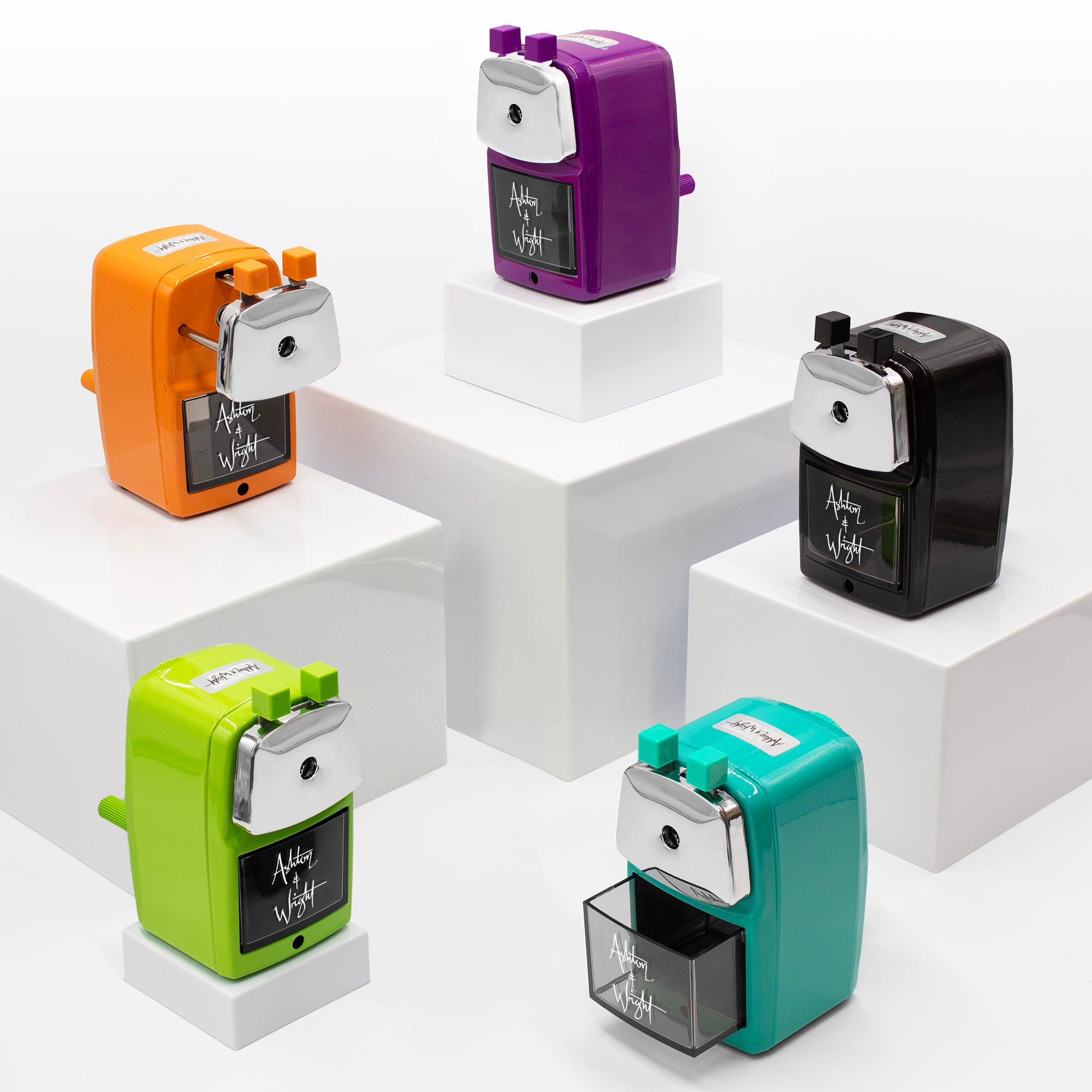 Mechanical Desktop Pencil Sharpeners - Available in 5 Colours – Ashton ...