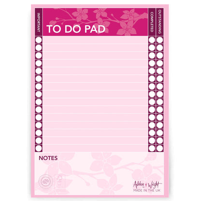 A5 To Do Pad - Cherry Blossom