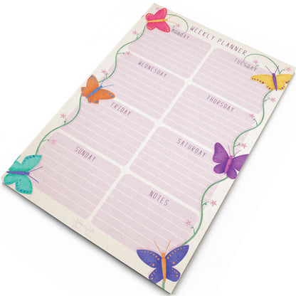 A4 Weekly Planner  - Butterfly Design