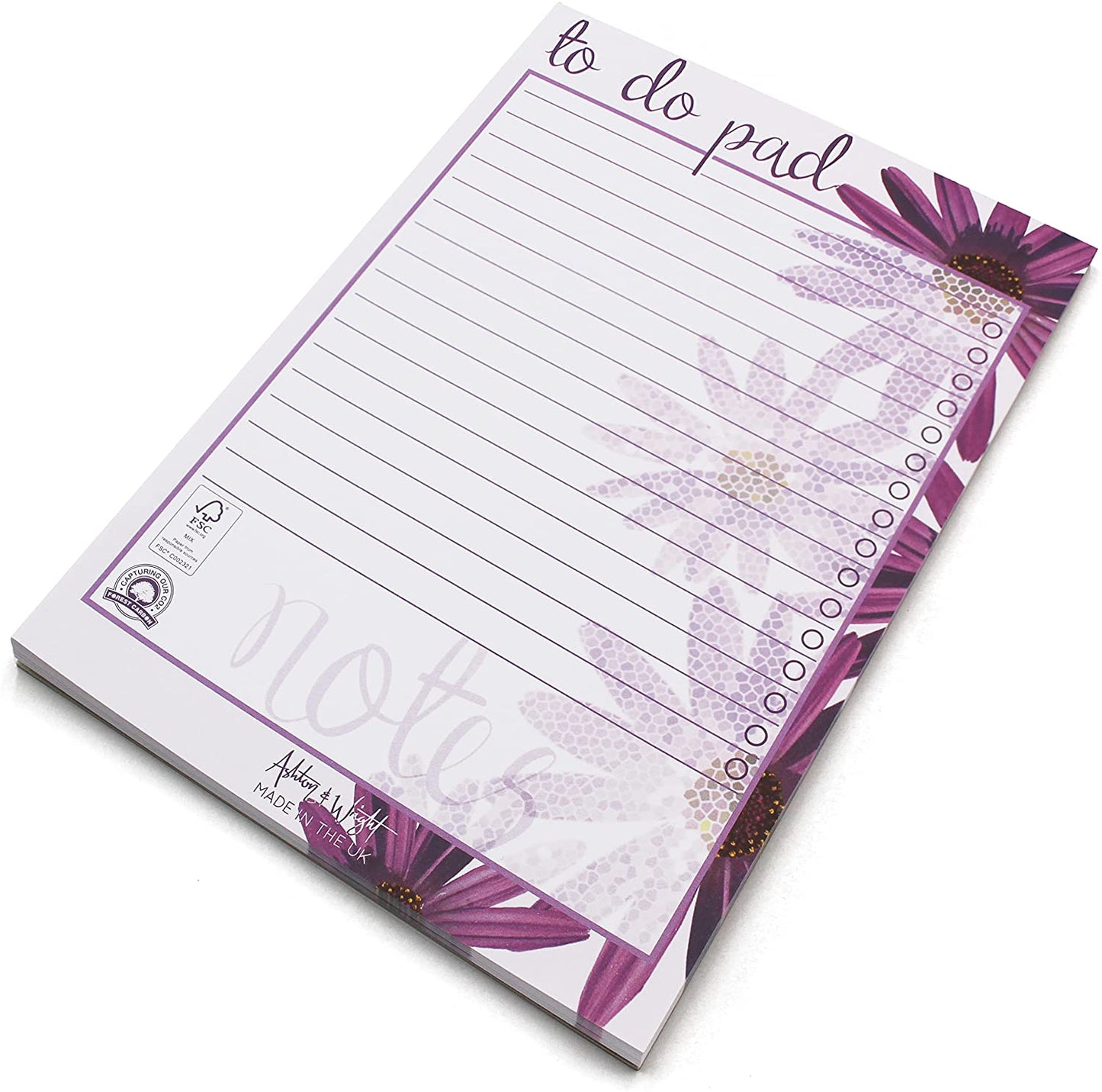 Daily to do Pad - A5 Cape Daisy Desk Planner Organiser