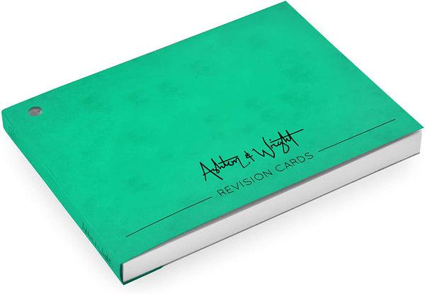 Revision Cards Book - Green Mottled Cover
