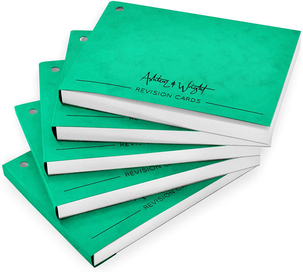 Revision Cards Book - Green Mottled Cover