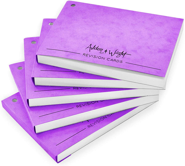 Revision Cards Book - Violet Mottled Cover