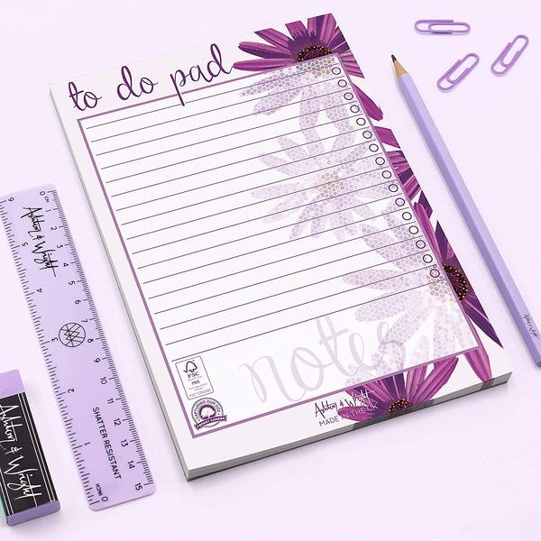 Daily to do Pad - A5 Cape Daisy Desk Planner Organiser