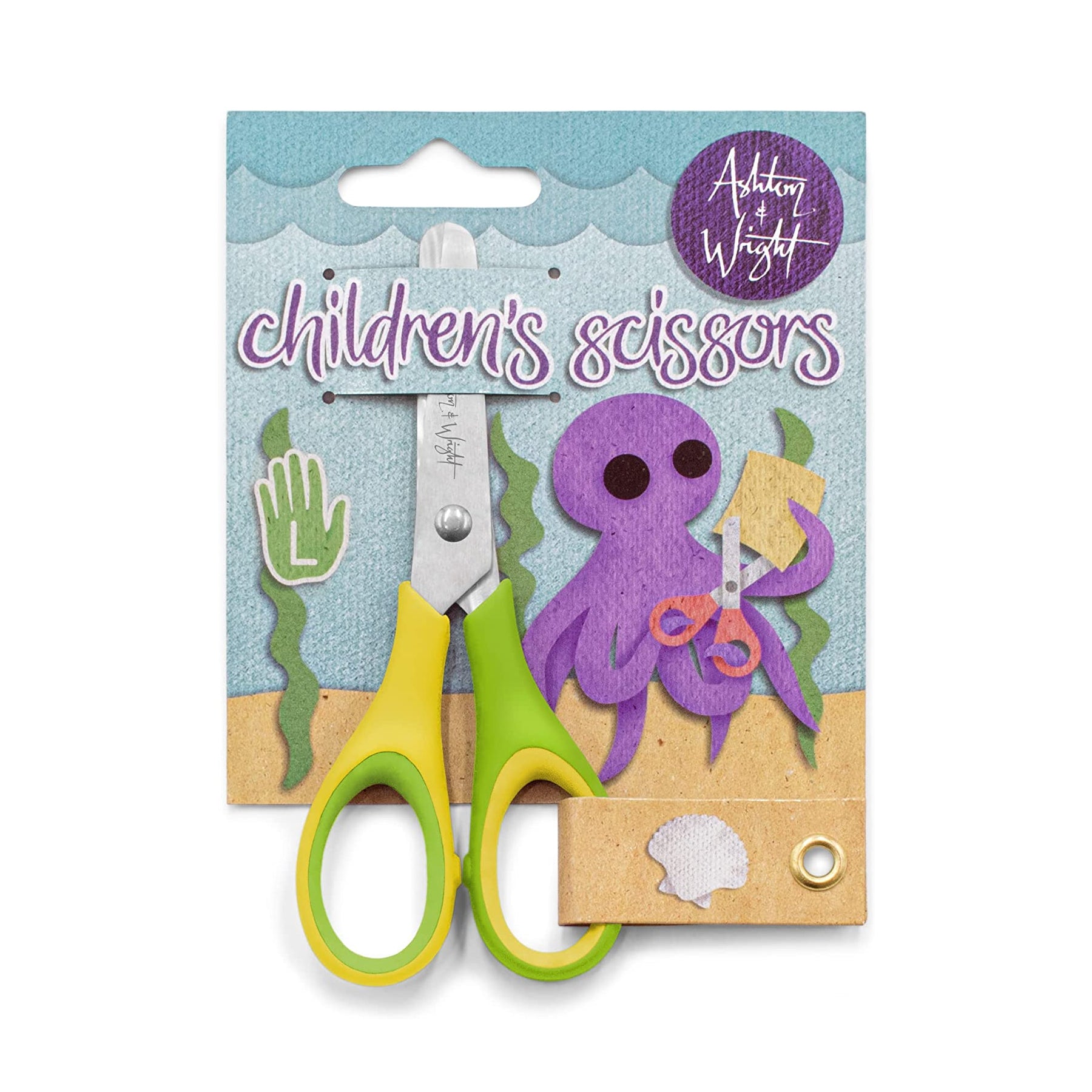 Children's 12cm Soft Grip Scissors - Left Handed