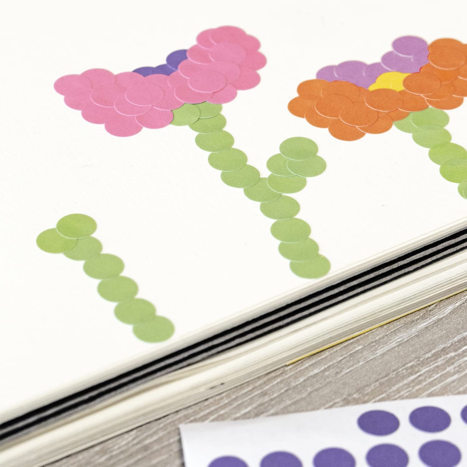 Assorted Dot Stickers - Pastel